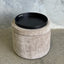 Madeleine Storage Ottoman - Wise Cobblestone