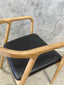 Victoria Dining Chair - Black / Natural