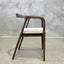 Victoria Dining Chair - Beige / Walnut