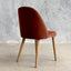 Austin Dining Chair - Cinnamon Velvet
