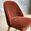Austin Dining Chair - Cinnamon Velvet