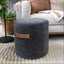 Round Ottoman - Slate