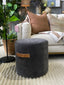 Round Ottoman - Slate