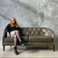 Stella Sofa - Green Leather
