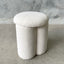 Rocket Stool - Ivory Sherpa