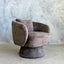 Allie Swivel Armchair - Brown