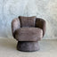 Allie Swivel Armchair - Brown