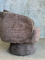 Allie Swivel Armchair - Brown