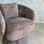 Allie Swivel Armchair - Brown