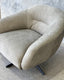 Camille Swivel Chair - Sage Nubuck Leather