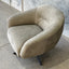 Camille Swivel Chair - Sage Nubuck Leather