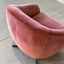 Camille Swivel Chair - Rosewood Velvet