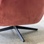 Camille Swivel Chair - Rosewood Velvet