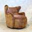Wing Swivel Armchair - Bronze