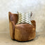 Wing Swivel Armchair - Bronze
