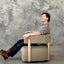 Carter Swivel Chair - Sage Nubuck Leather