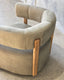 Carter Swivel Chair - Sage Nubuck Leather