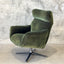 Carlos Recliner Swivel Chair - Green Velvet