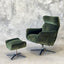 Carlos Recliner Swivel Chair - Green Velvet