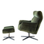 Carlos Recliner Swivel Chair - Green Velvet
