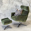 Carlos Recliner Swivel Chair - Green Velvet