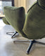Carlos Recliner Swivel Chair - Green Velvet