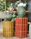 Boyd Ceramic Tile Stool - Tan