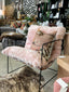 Laila Sheepskin Swing Chair - Blush Pink