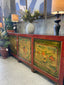 Original Chinese Sideboard - Scarlet Pictorial