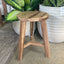 Teak Round Stool - Natural
