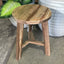 Teak Round Stool - Natural