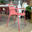 Tahi Outdoor Dining Chair - Coral