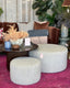 Matra Round Ottoman - Small