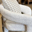 Jasper Armchair - Ivory Sherpa