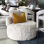 Sophia Faux Fur Armchair - Sand