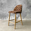 Austin Counter Stool - Ginger Jacquard