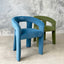 Juniper Dining Chair 4 Leg - Cerulean Velvet