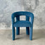 Juniper Dining Chair 4 Leg - Cerulean Velvet