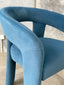 Juniper Dining Chair 4 Leg - Cerulean Velvet