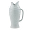 Fin Ceramic Fish Jug - Steel