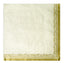 Embossed Paper Napkins - Gold + White