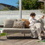 Sunset Outdoor Sofa & Lounger - Mocha