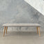 Lulu Ottoman Bench - Diamond Weave
