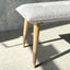 Lulu Ottoman Bench - Diamond Weave
