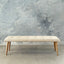Lulu Ottoman Bench - Herringbone