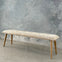 Lulu Ottoman Bench - Herringbone