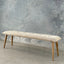 Lulu Ottoman Bench - Herringbone