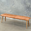 Lulu Ottoman Bench - Tan Leather