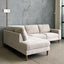 Madeleine Chaise Sofa - Cobblestone