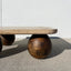 Makoto Travertine Coffee Table